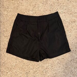 SHEIN Black High-Rise Tailored Women's Shorts